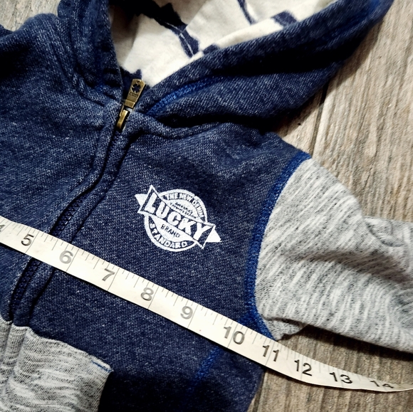 LUCKY brand 18/24m Full Zip Hoodie - Picture 8 of 8